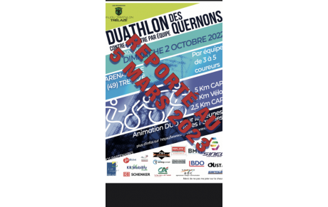 Duathlon des Quernons reporter au 5 Mars 2023