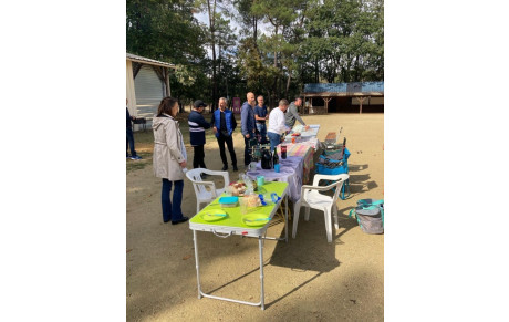 Repas du club à Malagué